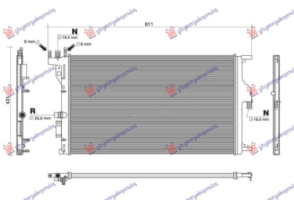 HLADNJAK MOTORA DODATNI 1.5 DIZEL (650x395)