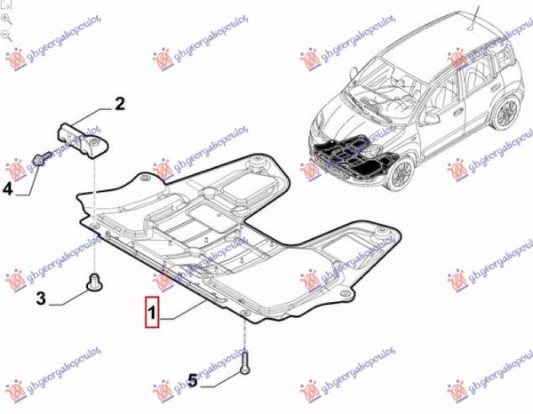ZASTITA MOTORA PLASTICNA 1.0 (O)