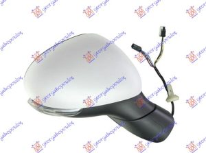 DOOR MIRROR ELECTRICAL HEATED W/CROME COVER (W/SIDE LAMP & SENSOR) (CONVEX GLASS)