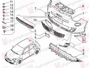 FRONT BUMPER SPOILER (O)