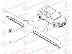 REAR DOOR MOULDING (O)