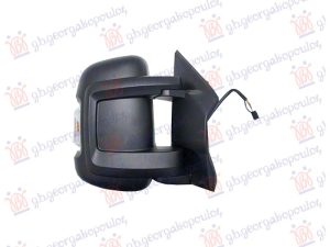 DOOR MIRROR ELECTRIC HEATED FOLD.SHORT (W/S.LAMP : BLISS) (W/POSITION LIGHT 16W)  (CONVEX GLASS) (12 PINS)