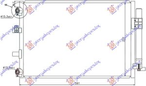 HLADNJAK KLIME 1.0/1.6 BENZIN - 1.6 DIZEL (590x377)