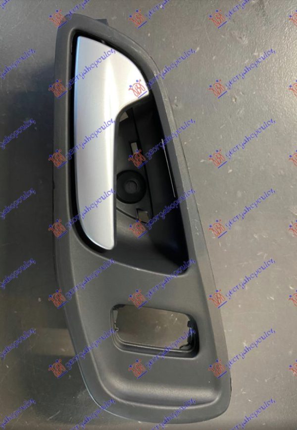 DOOR HANDLE FRONT INNER SILVER/BLACK