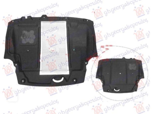 ZASTITA MOTORA PREDNJA PLASTICNA (SA ALUMINIJUMOM)