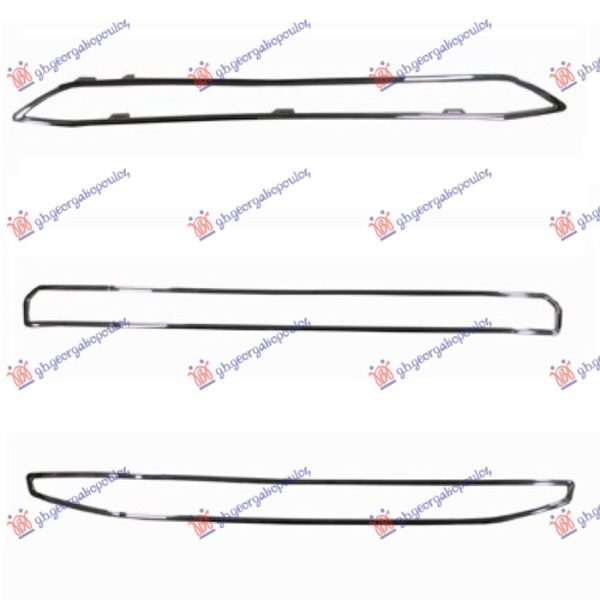 LAJSNE PVC MASKE HROM (SET 3 KOM)