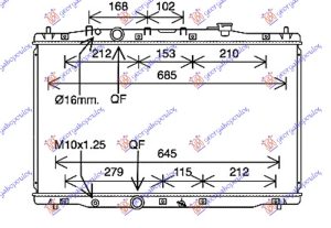 HLADNJAK MOTORA 2.2 i-DTEC DIZEL (MAN/AUTO) (425x750x26) (KOYO)