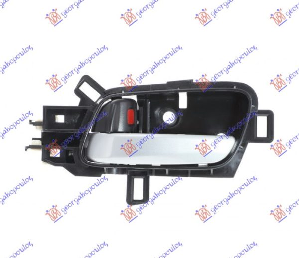DOOR HANDLE FRONT/REAR INNER SILV/BLACK