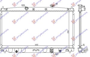 HLADNJAK MOTORA 1.5-i6V HIBRID (AUTO) (35x68x1.6)