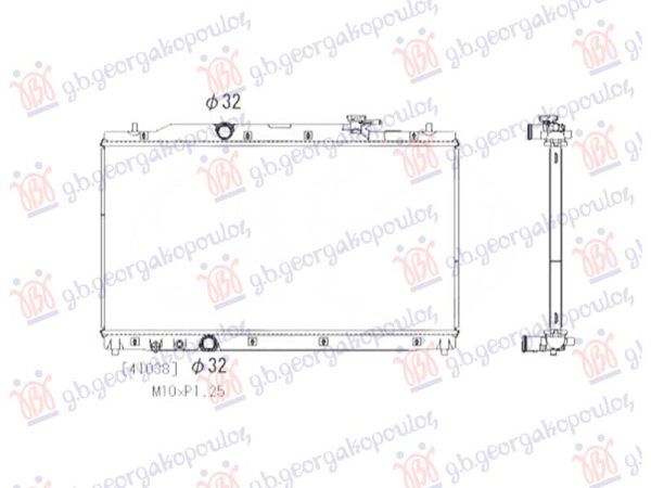 RADIATOR PETROL-HYBRID 2.0 (739x450) (KOYO)