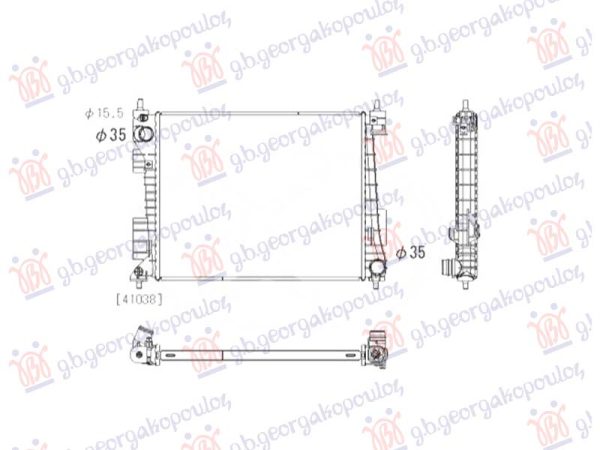 RADIATOR 1.0 PETROL/HYBRID (480x382) (KOYO)
