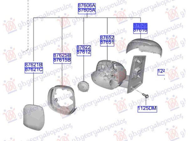 DOOR MIRROR COVER (O)