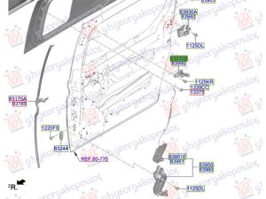 ROLLER GUIDE FOR SLIDING DOOR UPPER (O)