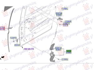 ROLLER GUIDE FOR SLIDING DOOR LOWER (O)