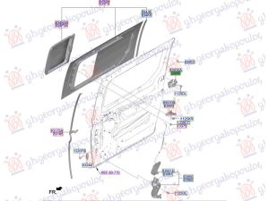 ROLLER GUIDE FOR SLIDING DOOR CENTER (O)