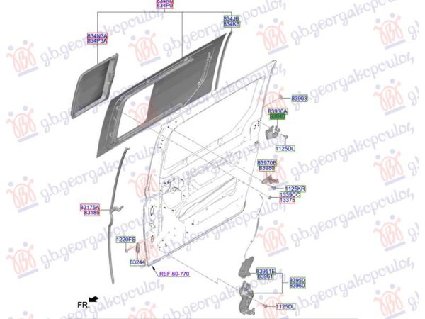ROLLER GUIDE FOR SLIDING DOOR CENTER (O)