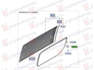 REAR WINDOW INNER HANDLE (O)