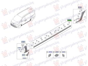 DOOR SILL PLASTIC (O)