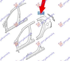 REAR FENDER (H/B) (O)