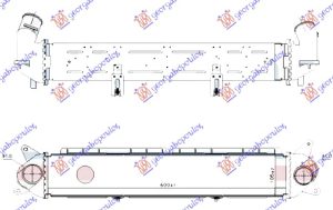 HLADNJAK INTERKULERA 1.0 T-GDI BENZIN - 1.6 CRDi DIZEL (600x105x90)