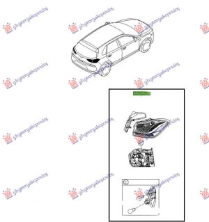 TAIL LAMP OUTER (O)