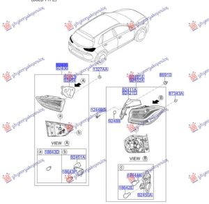 TAIL LAMP INNER (O)