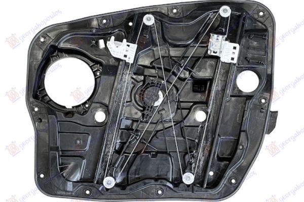 PODIZAC PREDNJEG PROZORA ELEKTRICNI (BEZ MOTORA) (SA NOSACEM) LEVO