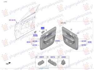 DOOR HANDLE FRONT INNER (O)