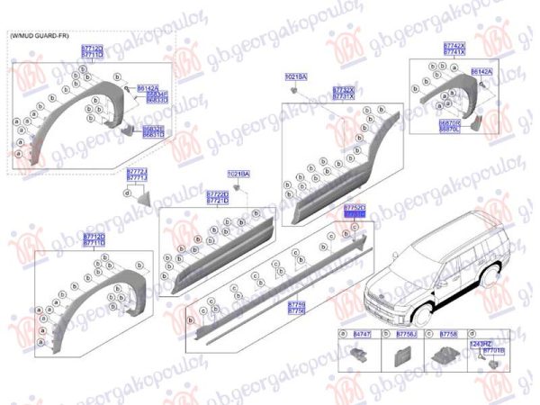 DOOR SILL PLASTIC COVER (O)