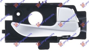 DOOR HANDLE REAR INNER SILVER