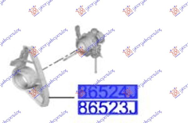 FRONT BUMPER GRILLE SIDE OUTER N-LINE (W/ FOG LAMP HOLE) (O)