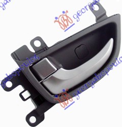 DOOR HANDLE FRONT INNER GREY/BLACK