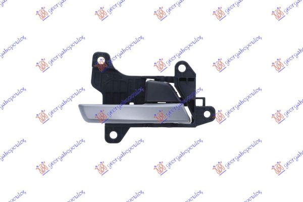 DOOR HANDLE FRONT/REAR INNER SILVER/BLACK