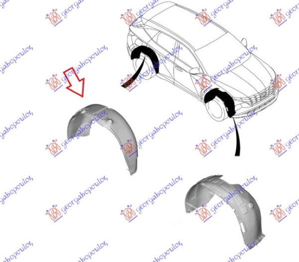REAR INNER FENDER (O)