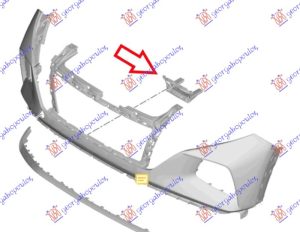 FRONT BUMPER BRACKET CENTER (O)