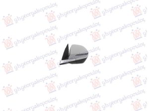 DOOR MIRROR ELECTRICAL FOLDABLE PRIMED WITH CHROME MOULDING (W/SIDE LAMP & BLIS) (10Pin) (CONVEX GLASS)