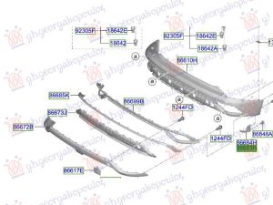 REAR BUMPER SIDE BRACKET (O)