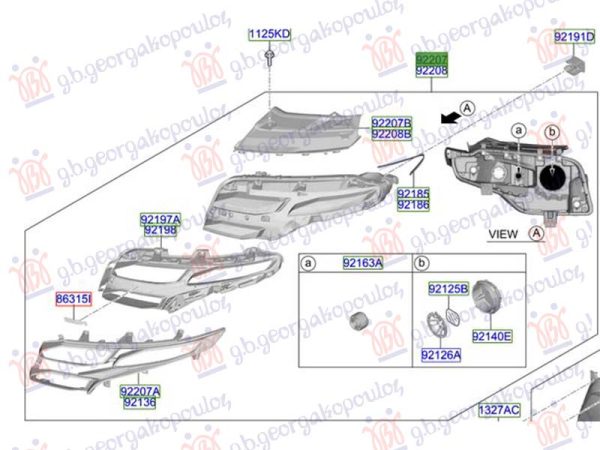 DAYTIME RUNNING LIGHT ASSY (O)
