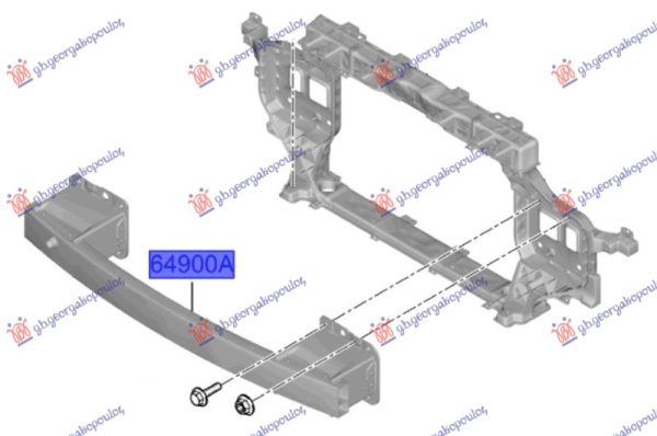 FRONT BUMPER REINFORCEMENT (O)