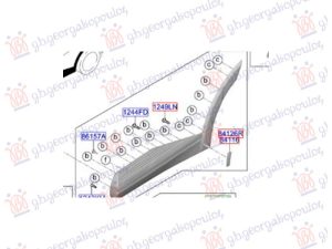 REAR DOOR MOULDING (O)