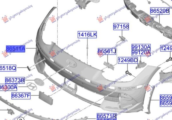 FRONT BUMPER (O)