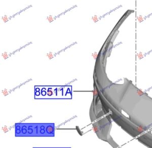 TOW HOOK COVER FRONT (O)