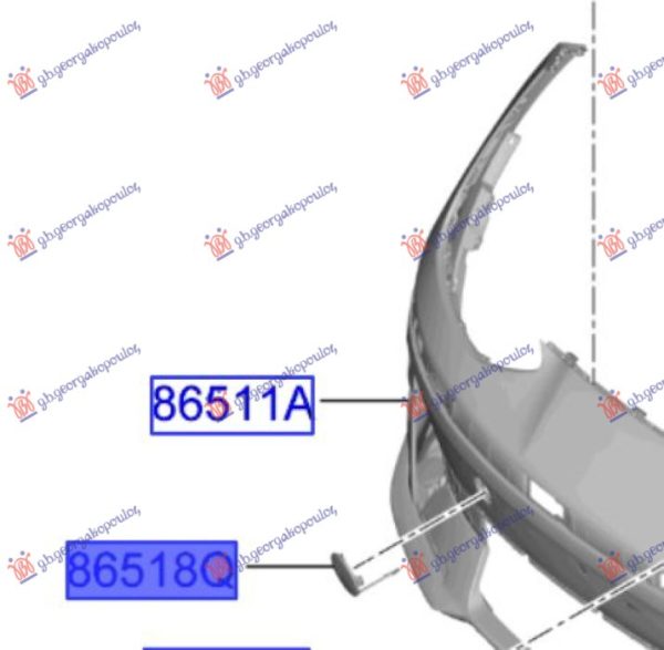 TOW HOOK COVER FRONT (O)