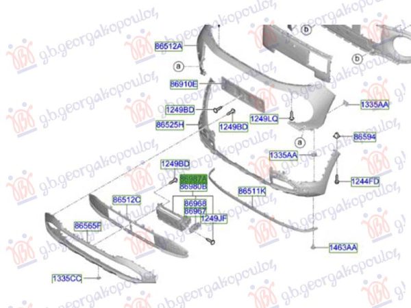 AIRDUCT FRONT LOWER (O)
