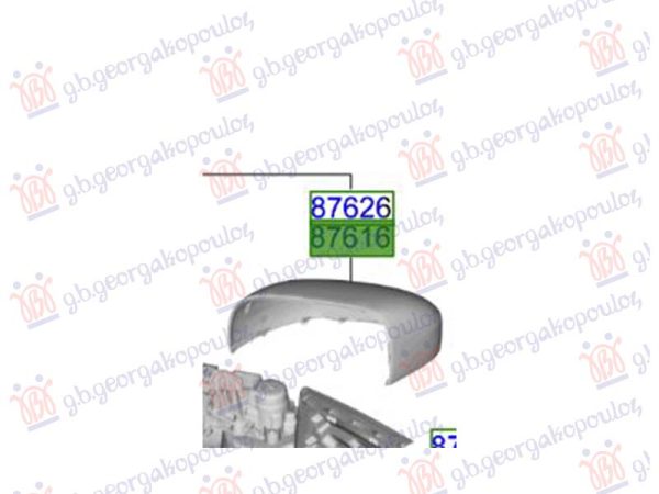DOOR MIRROR COVER (O)