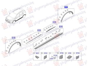 REAR FENDER FLARE (O)