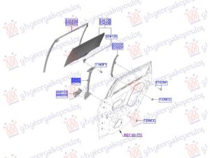 REAR WINDOW REGULATOR ELECTRICAL (W/O MOTOR) (O)