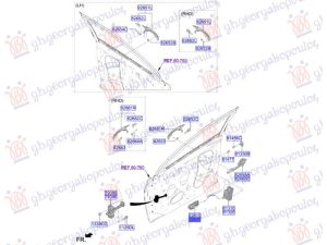 DOOR HANDLE FRONT/REAR INNER (O)