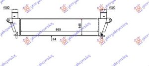 HLADNJAK INTERKULERA 2.5-3.0 TD (665x146x64)