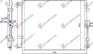 CONDENSER 1.6 PETROL-1.6 CRDi DIESEL (495x400x16) (KOYO)